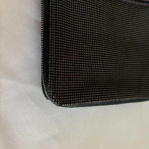 Hermes Clutch Bag Ale Line Zip Around Gray Canvas - Picture 10 of 16